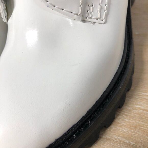 Womens Marc Jacobs White Ryder Lace Up White Boot Size 35 US 5 - Picture 9 of 13